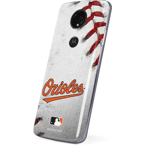 MLB Baltimore Orioles Game Ball Moto E5 Plus Skin