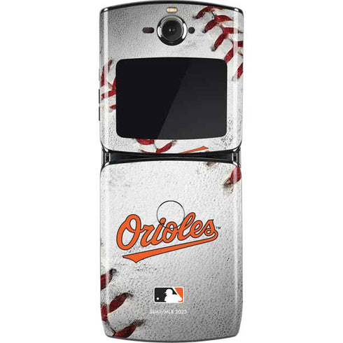 MLB Baltimore Orioles Game Ball Motorola RAZR Skin