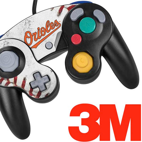 MLB Baltimore Orioles Game Ball Nintendo GameCube Controller Skin
