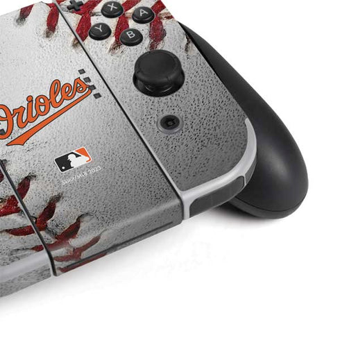 MLB Baltimore Orioles Game Ball Nintendo Switch OLED (2021) Skin