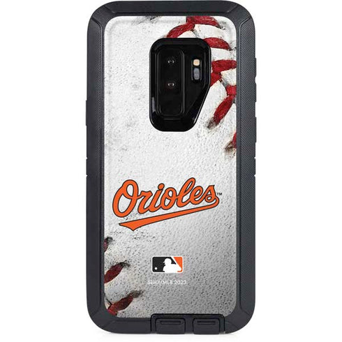 MLB Baltimore Orioles Game Ball Otterbox Defender Galaxy Skin