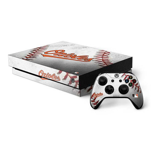 MLB Baltimore Orioles Game Ball Xbox One X Bundle Skin