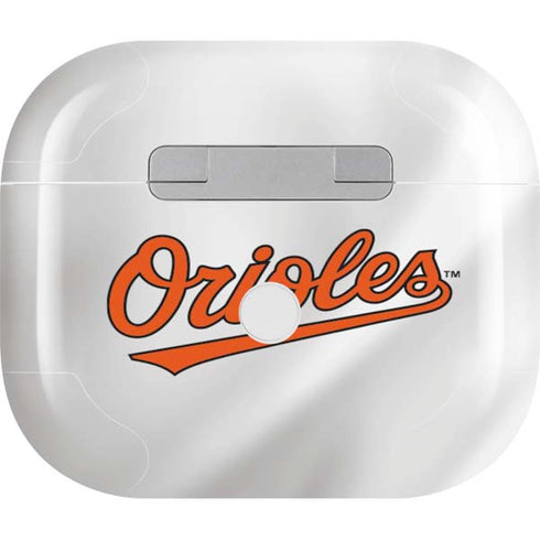 MLB Baltimore Orioles Home Jersey Apple AirPods (3rd Gen 2021) Skin