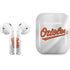 MLB Baltimore Orioles Home Jersey Apple AirPods Skin