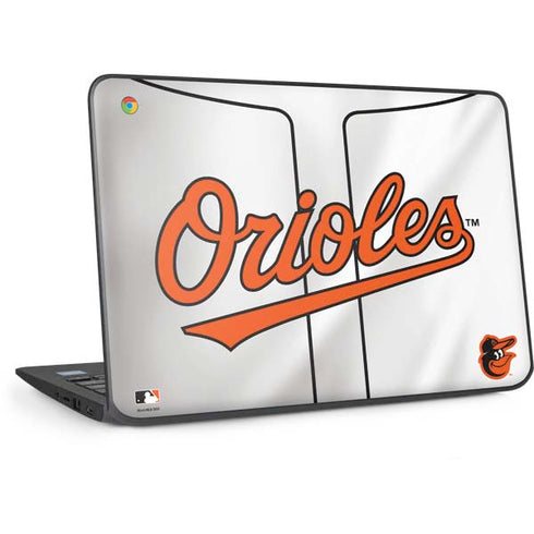 MLB Baltimore Orioles Home Jersey HP Chromebook Skin
