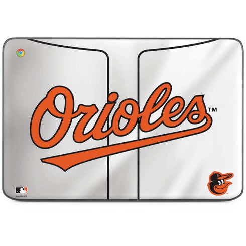 MLB Baltimore Orioles Home Jersey HP Chromebook Skin