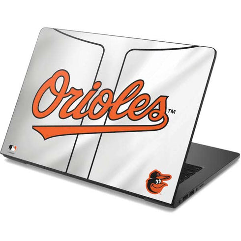 MLB Baltimore Orioles Home Jersey Dell Chromebook Skin