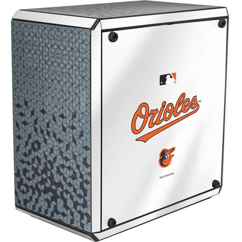 MLB Baltimore Orioles Home Jersey Cooler Master MasterBox Q300L Mini Tower Skin