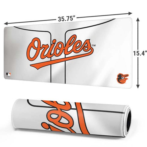 MLB Baltimore Orioles Home Jersey Gaming Mouse Pad
