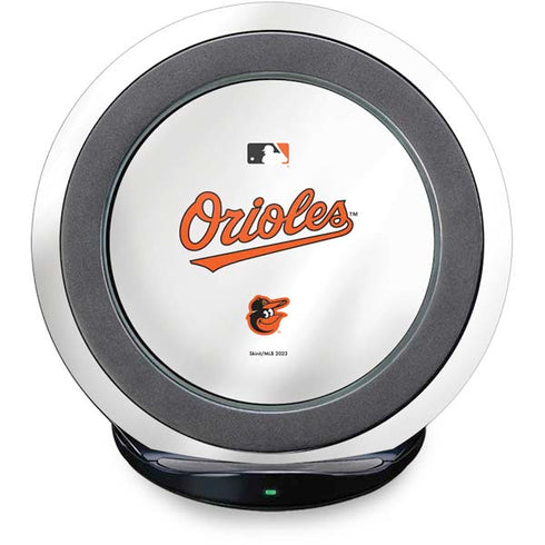 MLB Baltimore Orioles Home Jersey Fast Charge Wireless Charging Stand Skin