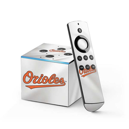 MLB Baltimore Orioles Home Jersey Fire TV Cube Skin