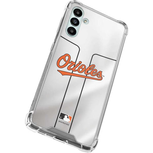MLB Baltimore Orioles Home Jersey Galaxy A13 5G Clear Case
