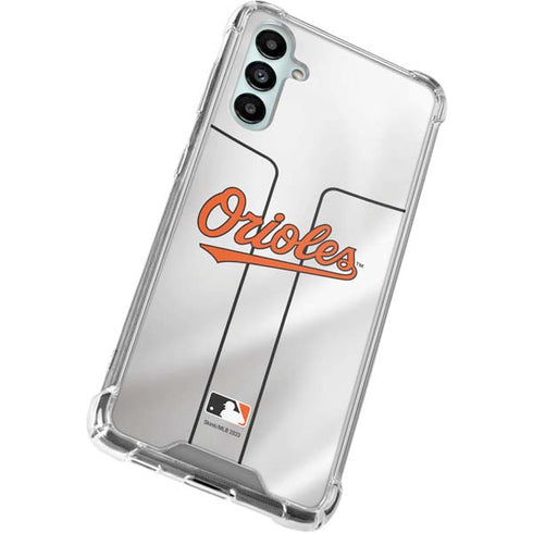 MLB Baltimore Orioles Home Jersey Galaxy A14 5G Clear Case