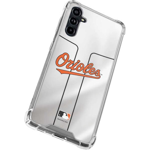 MLB Baltimore Orioles Home Jersey Galaxy A54 5G Clear Case