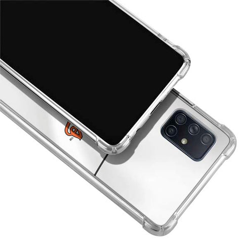 MLB Baltimore Orioles Home Jersey Galaxy A71 5G Clear Case