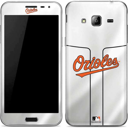MLB Baltimore Orioles Home Jersey Galaxy J3 Skin