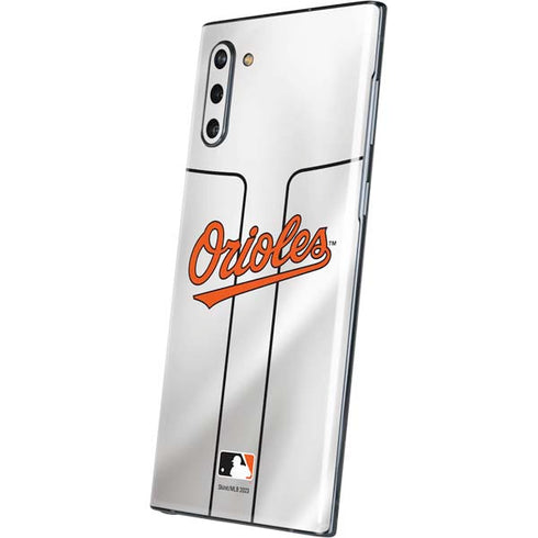 MLB Baltimore Orioles Home Jersey Galaxy Note 10 Skin