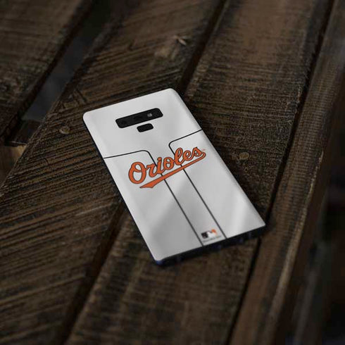 MLB Baltimore Orioles Home Jersey Galaxy Note 9 Skin