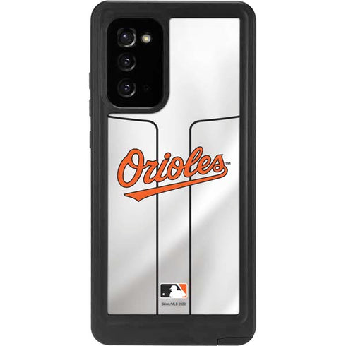 MLB Baltimore Orioles Home Jersey Galaxy Note20 5G Waterproof Case