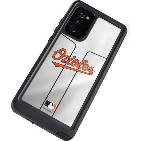 MLB Baltimore Orioles Home Jersey Galaxy Note20 5G Waterproof Case