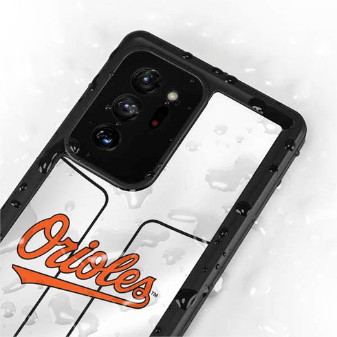MLB Baltimore Orioles Home Jersey Galaxy Note20 Ultra 5G Waterproof Case