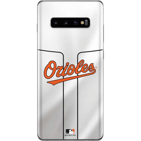 MLB Baltimore Orioles Home Jersey Galaxy S10 Plus Skin