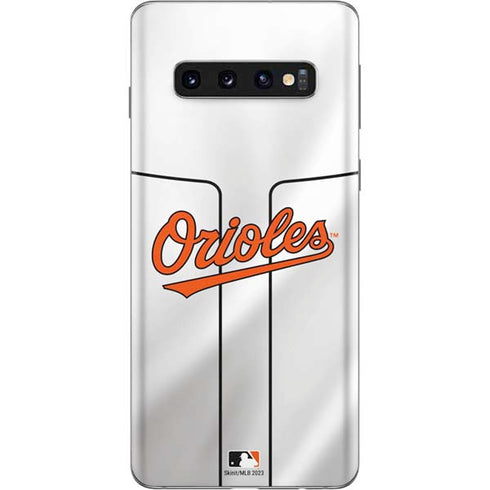 MLB Baltimore Orioles Home Jersey Galaxy S10 Skin
