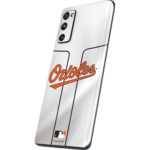 MLB Baltimore Orioles Home Jersey Galaxy S20 Fan Edition Skin