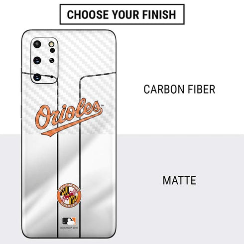 MLB Baltimore Orioles Home Jersey Galaxy S20 Plus Skin