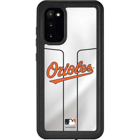 MLB Baltimore Orioles Home Jersey Galaxy S20 Waterproof Case