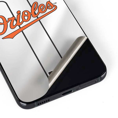 MLB Baltimore Orioles Home Jersey Galaxy S22 Plus Skin