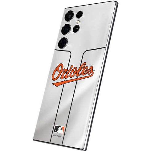 MLB Baltimore Orioles Home Jersey Galaxy S22 Ultra Skin
