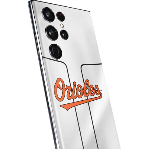 MLB Baltimore Orioles Home Jersey Galaxy S22 Ultra Skin