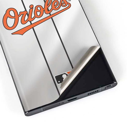 MLB Baltimore Orioles Home Jersey Galaxy S22 Ultra Skin