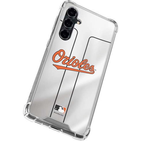 MLB Baltimore Orioles Home Jersey Galaxy S23 FE Clear Case