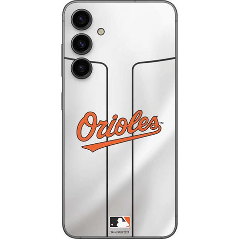 MLB Baltimore Orioles Home Jersey Galaxy S23 FE Skin