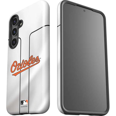 MLB Baltimore Orioles Home Jersey Galaxy S24 Plus Impact Case