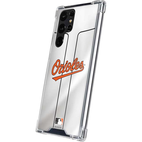 MLB Baltimore Orioles Home Jersey Galaxy S24 Ultra Clear Case