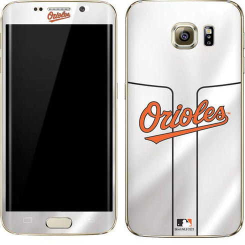 MLB Baltimore Orioles Home Jersey Galaxy S7 Edge Skin
