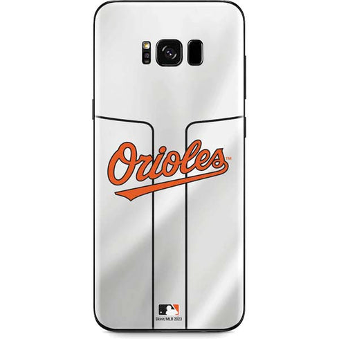 MLB Baltimore Orioles Home Jersey Galaxy S8 Skin