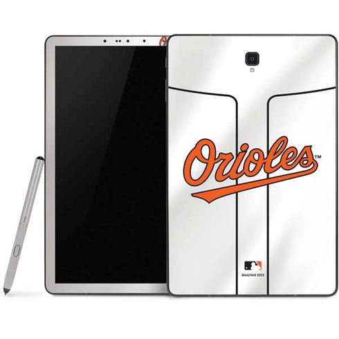 MLB Baltimore Orioles Home Jersey Samsung Galaxy Tab Skin