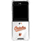 MLB Baltimore Orioles Home Jersey Galaxy Z Flip5 5G Clear Case