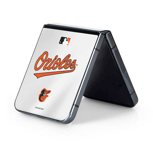 MLB Baltimore Orioles Home Jersey Galaxy Z Flip5 5G Skin