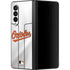 MLB Baltimore Orioles Home Jersey Galaxy Z Fold3 5G Skin