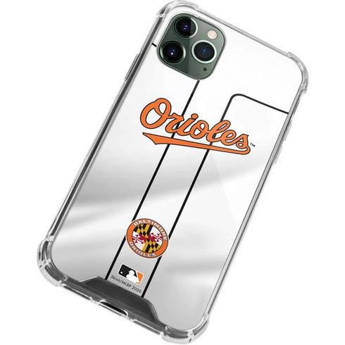 MLB Baltimore Orioles Home Jersey iPhone 11 Pro Max Clear Case
