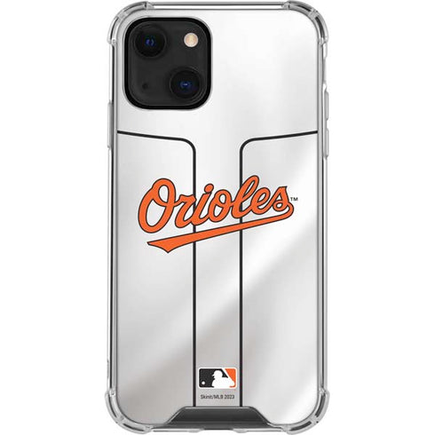 MLB Baltimore Orioles Home Jersey iPhone 13 Mini Clear Case