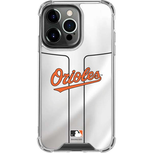 MLB Baltimore Orioles Home Jersey iPhone 13 Pro Clear Case