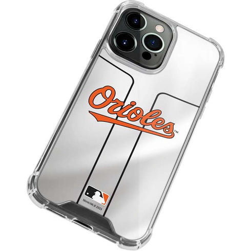 MLB Baltimore Orioles Home Jersey iPhone 13 Pro Max Clear Case