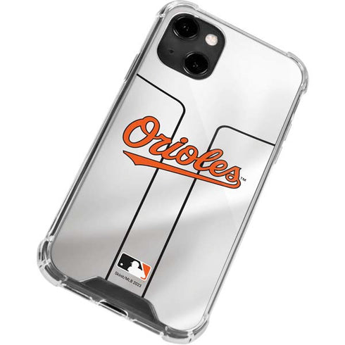 MLB Baltimore Orioles Home Jersey iPhone 14 Clear Case