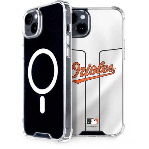 MLB Baltimore Orioles Home Jersey iPhone 15 Plus MagSafe Case